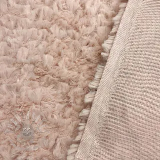 Sztuczne futro Curly rose