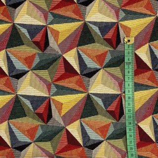 Dekoračná látka GOBELIN Colourful triangles