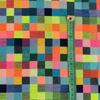 Tkanina dekoracyjna jacquard Pixels