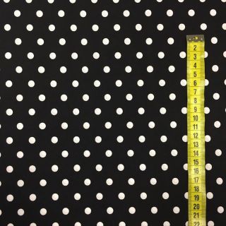 Tkanina bawełniana Dots white/grey