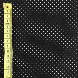 Bawełniana tkanina Petit dots white/navy