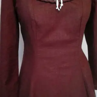 Len enzymatycznie prany dark brown