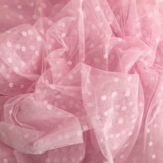 Tyl na TUTU SPOT light pink