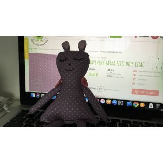 Bawełniana tkanina Petit dots lilac