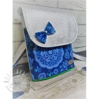 Sztuczna skóra ROCKS silver