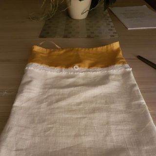 Tkanina płótno CANVAS yellow