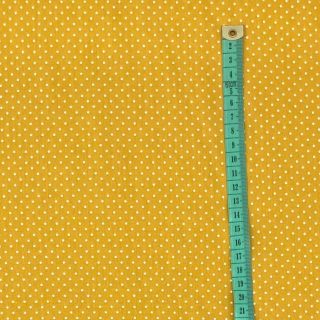 Bawełniana tkanina Petit dots ochre