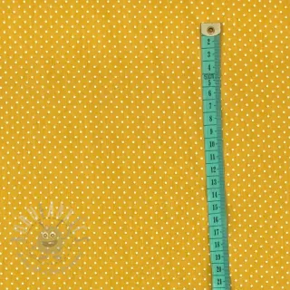 Bawełniana tkanina Petit dots ochre