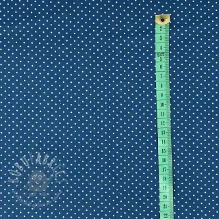 Bawełniana tkanina Petit dots indigo