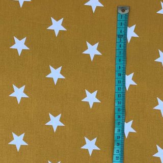 Bawełniana tkanina Stars fresh sage