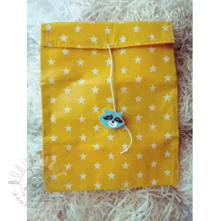 Bawełniana tkanina Petit stars yellow