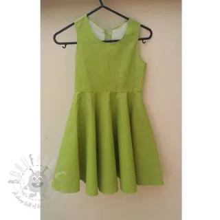 Bawełniana tkanina Petit dots lime
