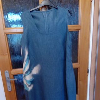 Ľan predpraný blue