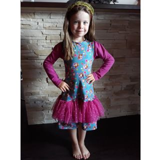 Tiul na TUTU SPOT dark fuchsia