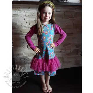 Tiul na TUTU SPOT dark fuchsia