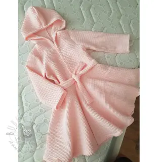Wafel bawełniany light rose