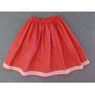 Bavlnená látka Petit dots red