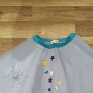 Tiul na TUTU light blue 160 cm
