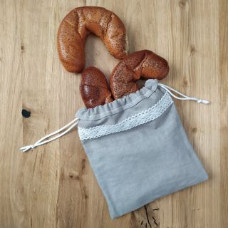 Len enzymatycznie prany grey