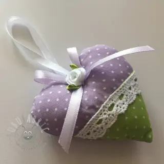 Bawełniana tkanina Petit dots lilac