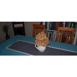 Len enzymatycznie prany antracyt