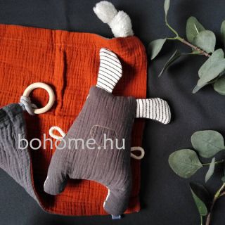 Muślin double gauze rust ORGANIC