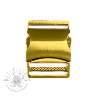 Metalowa klamra trójząb 40 mm gold