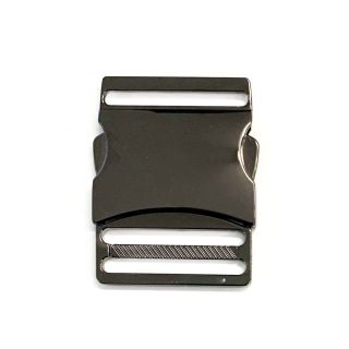 Kovová spona trojzubec 40 mm anthracite
