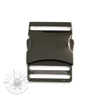 Metalowa klamra trójząb 40 mm anthracite