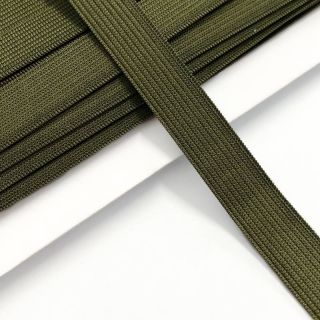 Guma płaska 15 mm camo green