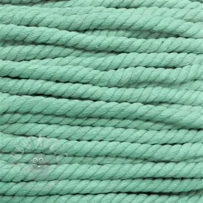 Bawełniany sznur skręcany 12 mm mint