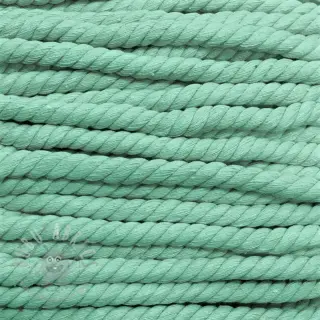 Bawełniany sznur skręcany 12 mm mint
