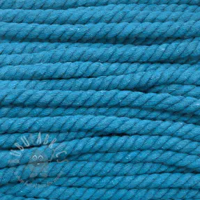 Bawełniany sznur skręcany 12 mm jeans
