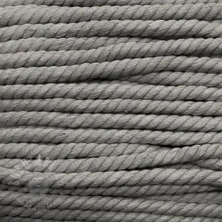 Sznurek bawełniany skręcany 12 mm grey