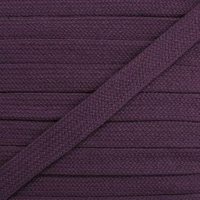 Bavlnená šnúra plochá 13 mm violet