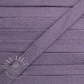 Sznurek bawełniany płaski 13 mm lavender