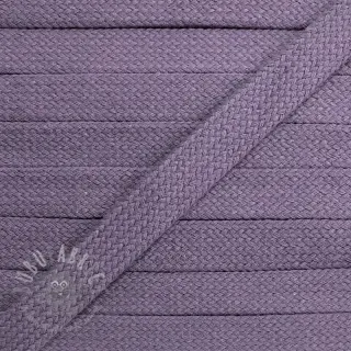 Sznurek bawełniany płaski 13 mm lavender