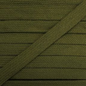 Bavlnená šnúra plochá 13 mm camo green