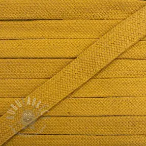 Sznurek bawełniany płaski 13 mm ochre