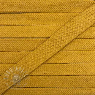Sznurek bawełniany płaski 13 mm ochre