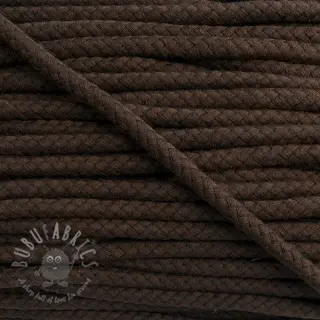 Sznurek bawełniany 8 mm dark mocha