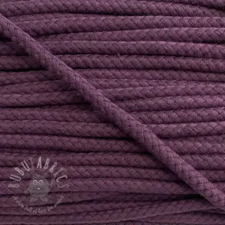 Sznurek bawełniany 8 mm violet