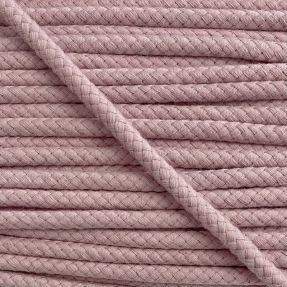 Sznurek bawełniany 8 mm washed pink