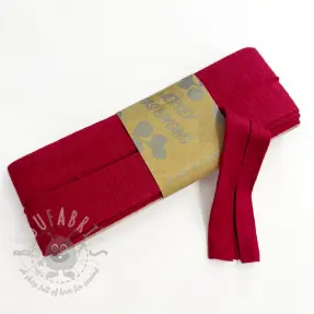 Taśma lamówkowa elastyczna wiskoza - 3 m ruby
