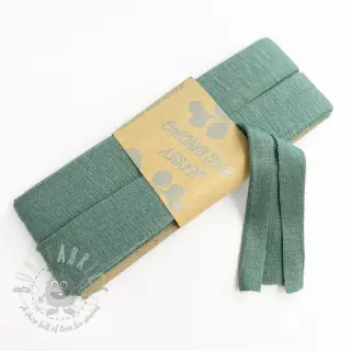 Taśma lamówkowa elastyczna wiskoza - 3 m pine green