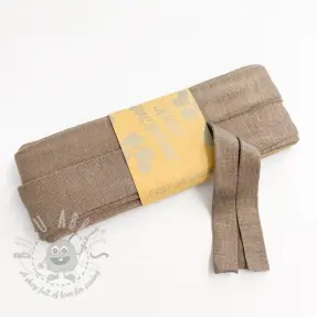 Taśma lamówkowa elastyczna wiskoza - 3 m toffee
