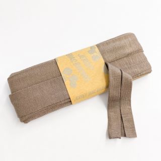 Taśma lamówkowa elastyczna wiskoza - 3 m toffee