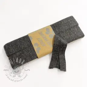 Taśma lamówkowa elastyczna wiskoza - 3 m anthracite melange