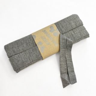 Taśma lamówkowa elastyczna wiskoza - 3 m grey melange