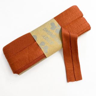 Taśma lamówkowa elastyczna wiskoza - 3 m brick